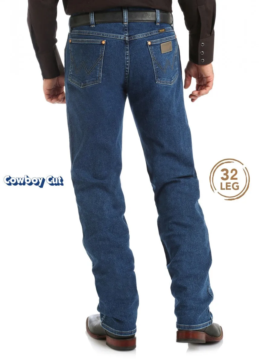 13MAFGK  Wrangler Mens Cowboy Cut Active Flex Jean 32’ leg