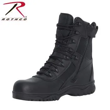 8 Inch Forced Entry Tactical Boot With Side Zipper & Composite Toe