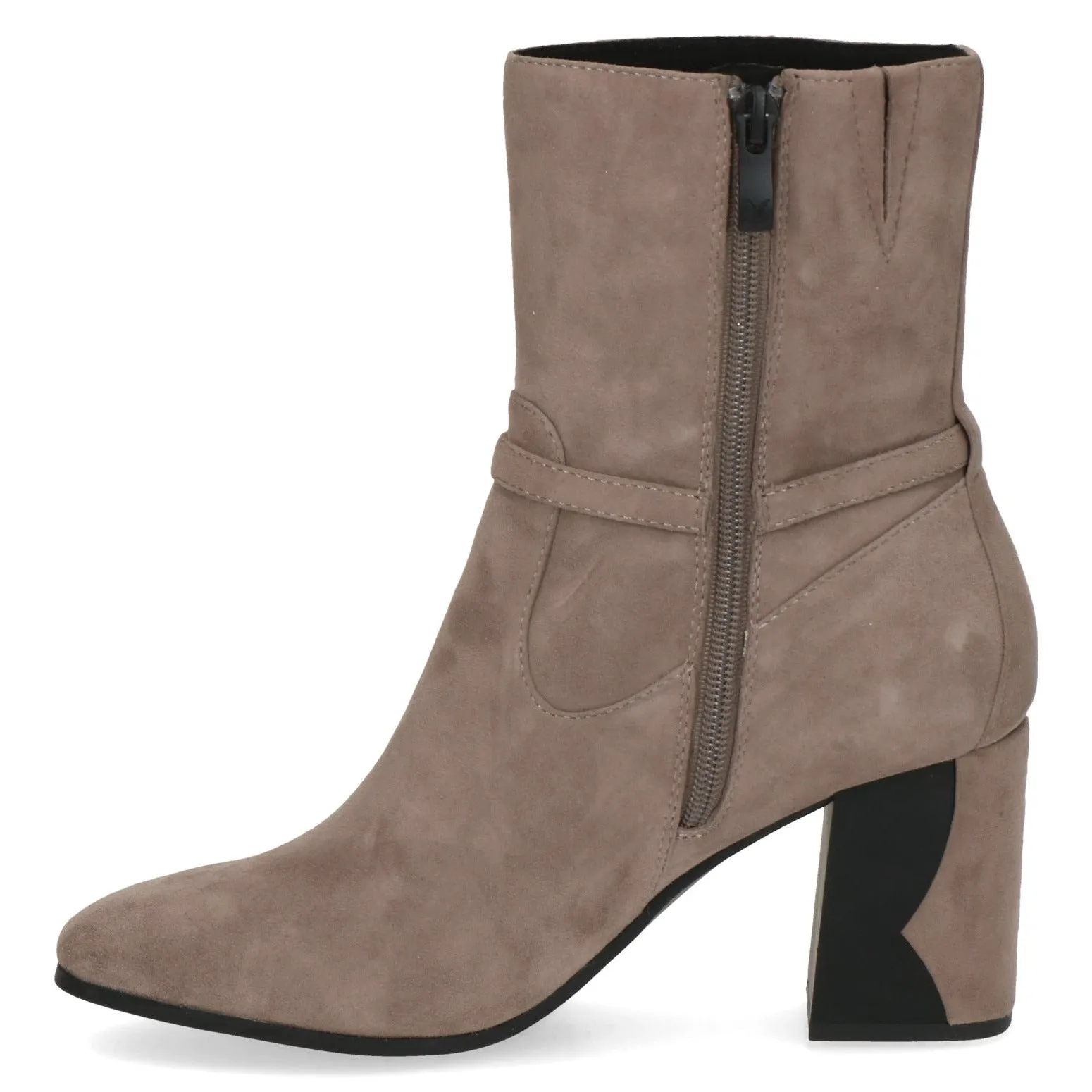 Caprice Womens Boots 25342 Taupe Suede