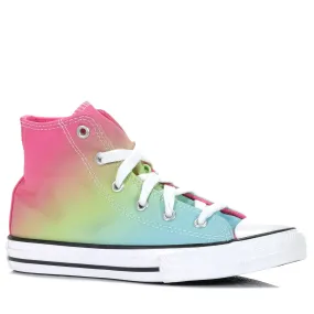 Converse CT 2V Hyper Brights Hi Triple Cyan Multi