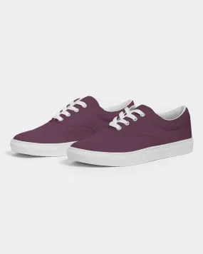 Dark Magenta Women's Canvas Sneakers | Women's | Dark Pastel Magenta | C0M60Y0K80