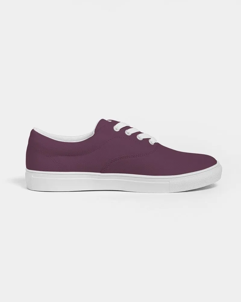 Dark Magenta Women's Canvas Sneakers | Women's | Dark Pastel Magenta | C0M60Y0K80