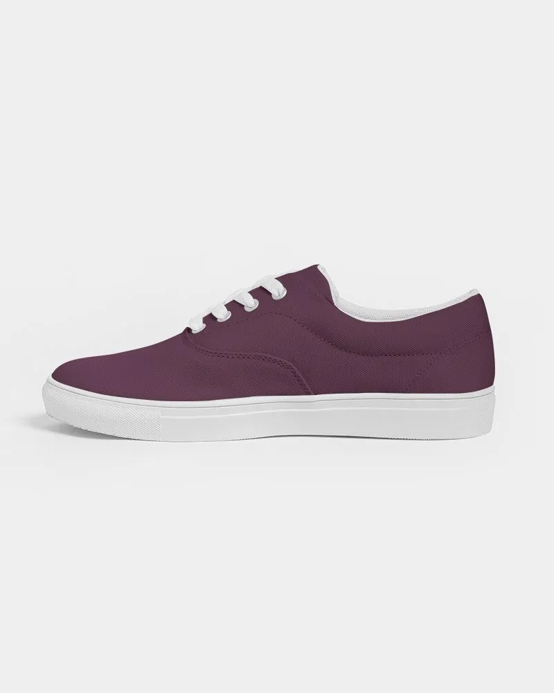 Dark Magenta Women's Canvas Sneakers | Women's | Dark Pastel Magenta | C0M60Y0K80