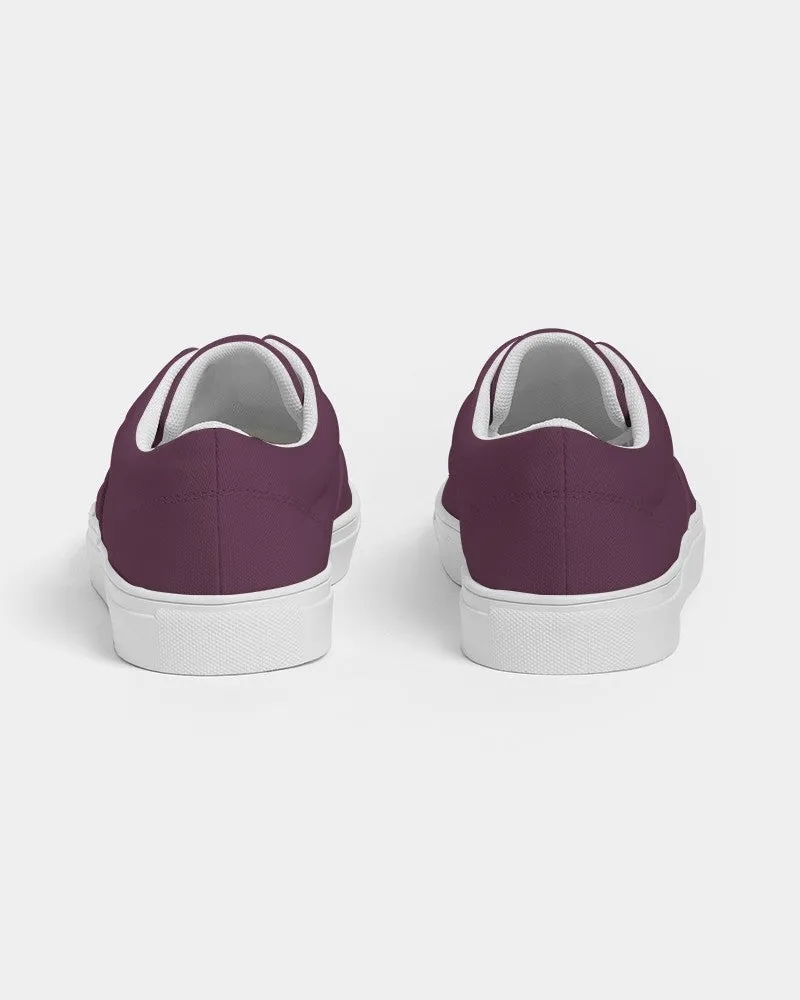 Dark Magenta Women's Canvas Sneakers | Women's | Dark Pastel Magenta | C0M60Y0K80