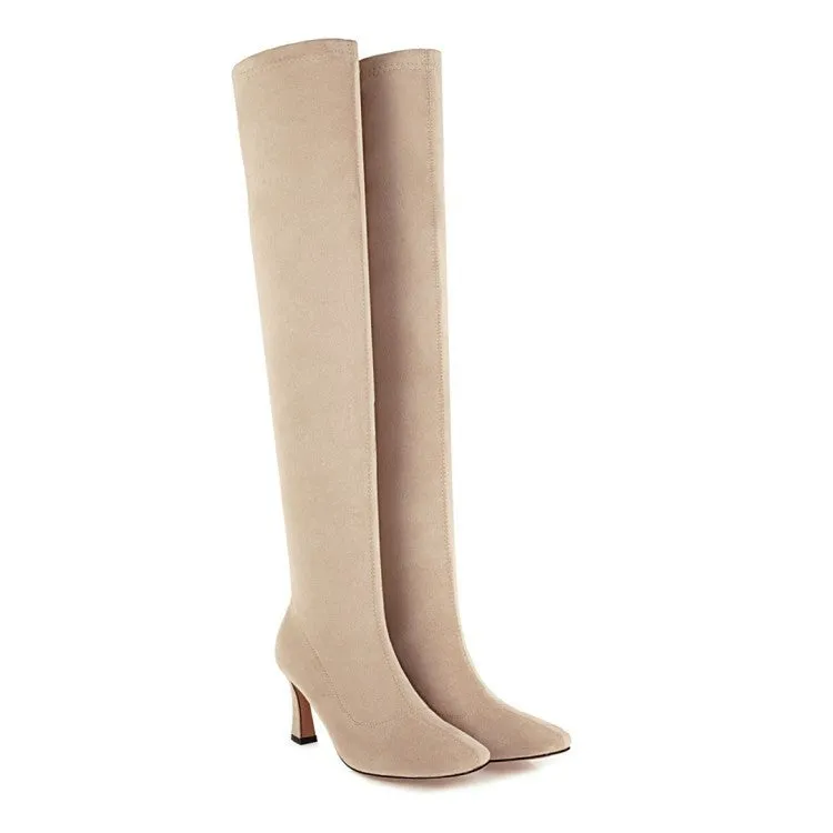 Fashion Women'S Over-The-Knee Stretch Boots