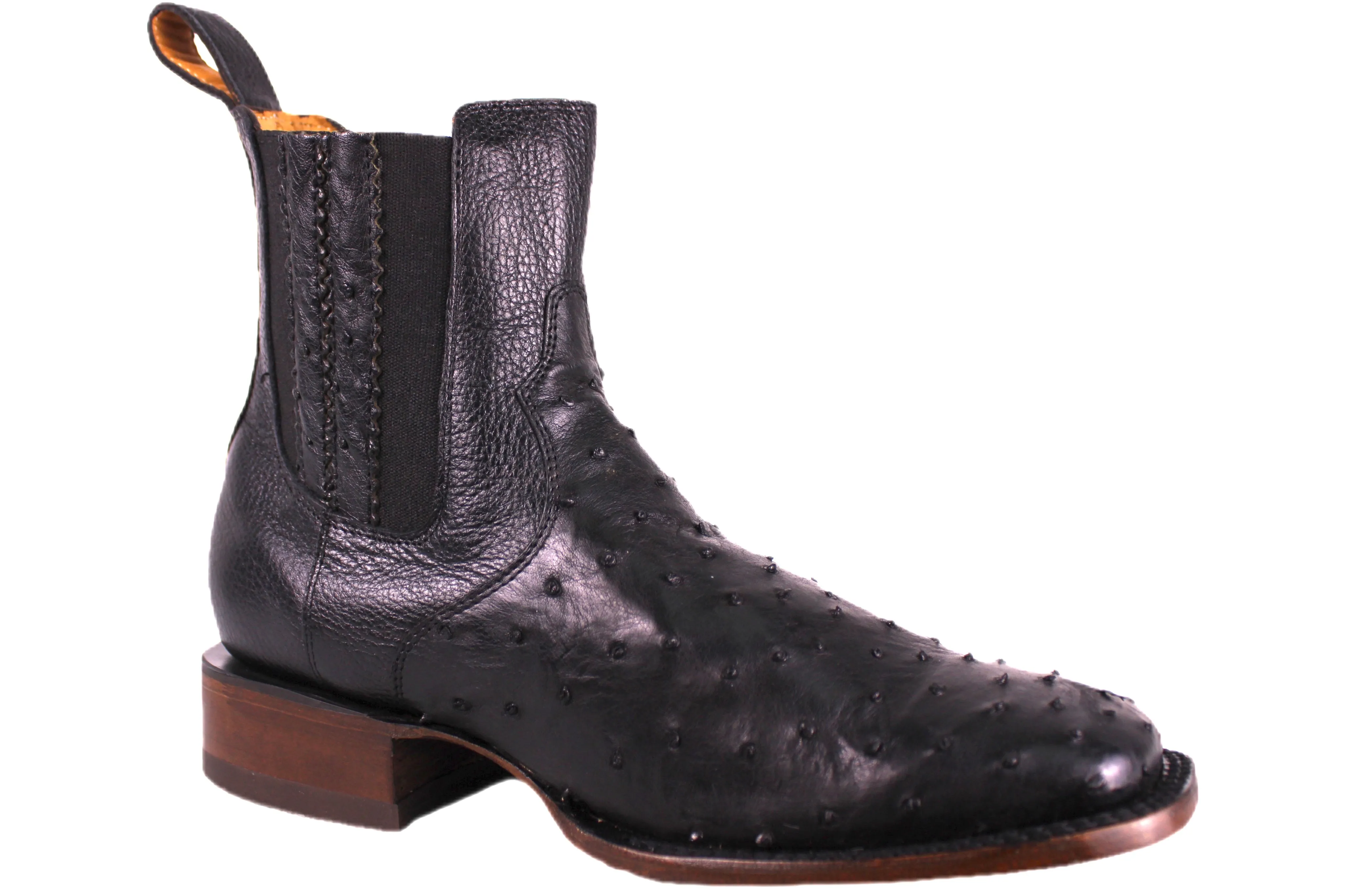 Goldrush Exotic Leather Botin