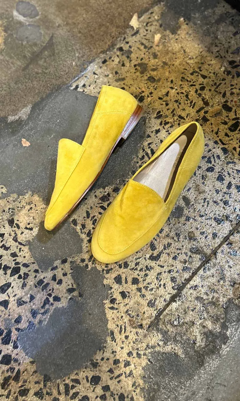 HOSS Suede Loafer - Yellow