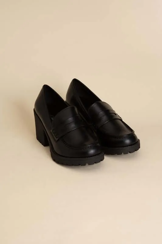 KINDER Block Heel Loafer