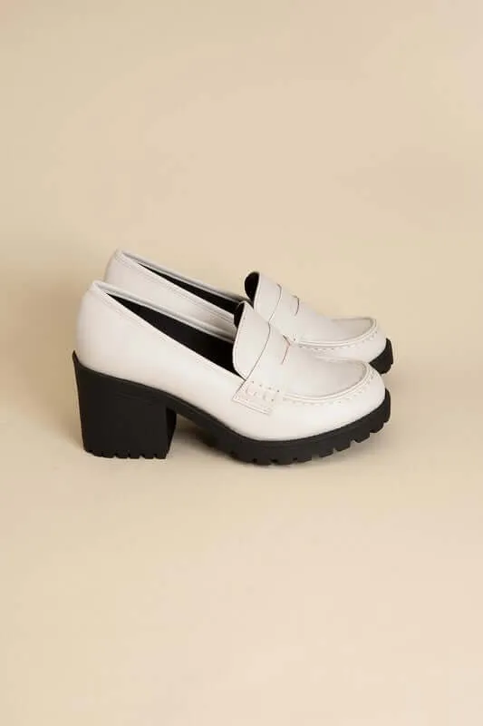 KINDER Block Heel Loafer