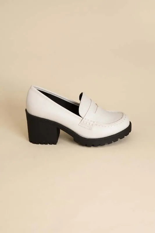 KINDER Block Heel Loafer