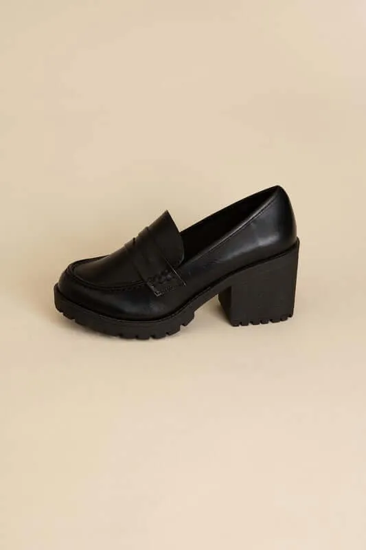 KINDER Block Heel Loafer