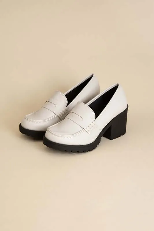 KINDER Block Heel Loafer