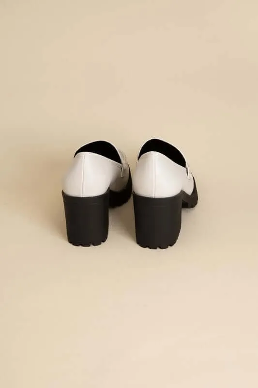 KINDER Block Heel Loafer