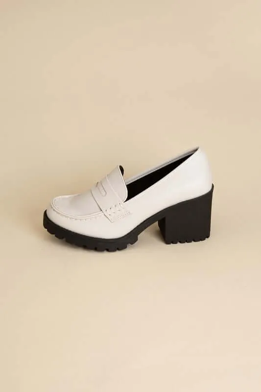 KINDER Block Heel Loafer