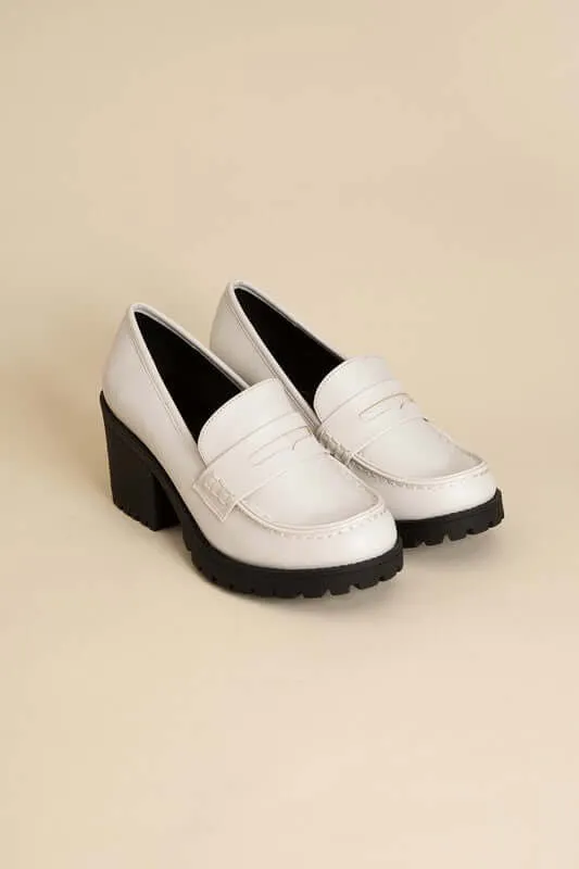 KINDER Block Heel Loafer