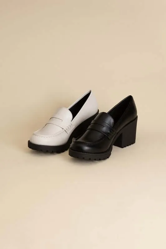 KINDER Block Heel Loafer