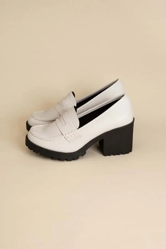 KINDER Block Heel Loafer