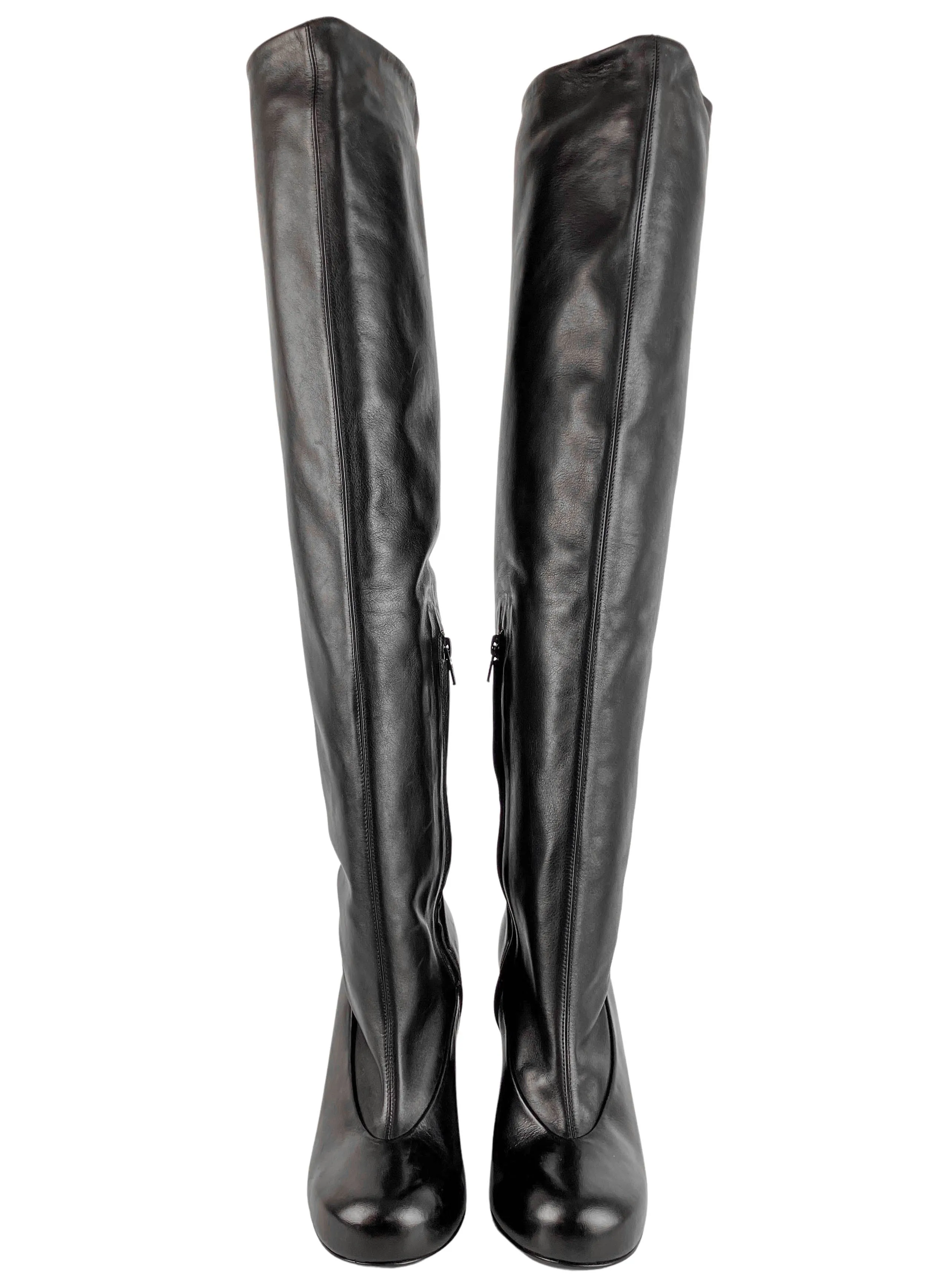 Lemaire Over-the-Knee Boots in Black