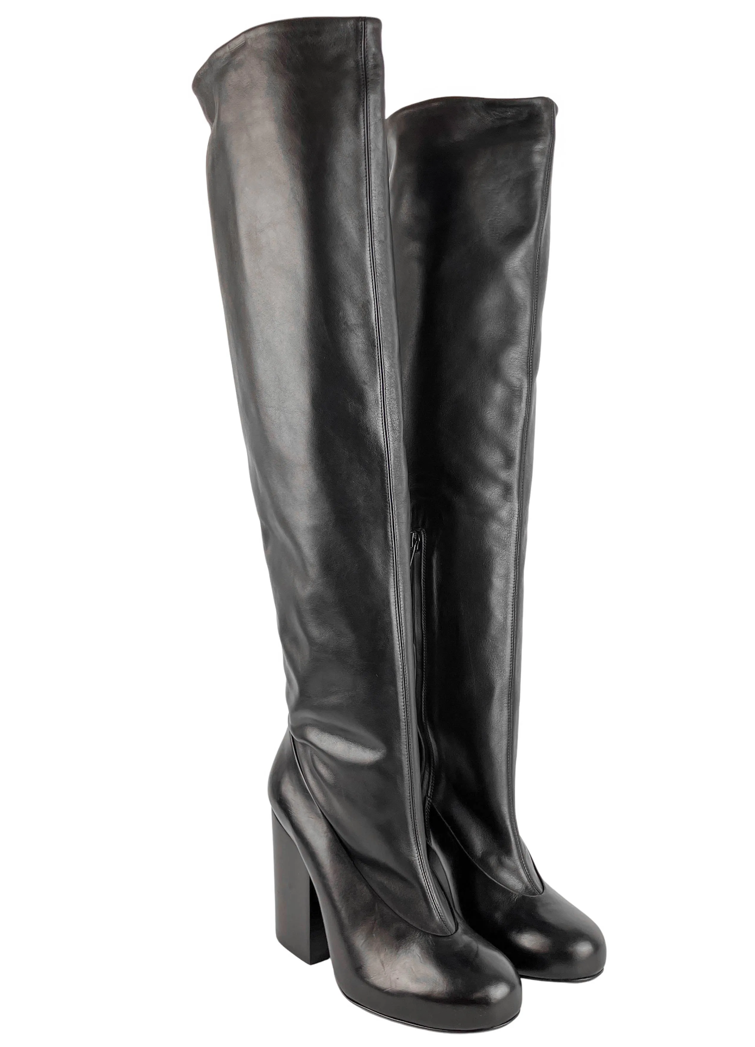 Lemaire Over-the-Knee Boots in Black