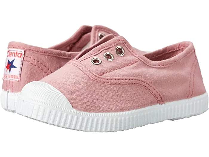 Light Pink Canvas Laceless Sneaker