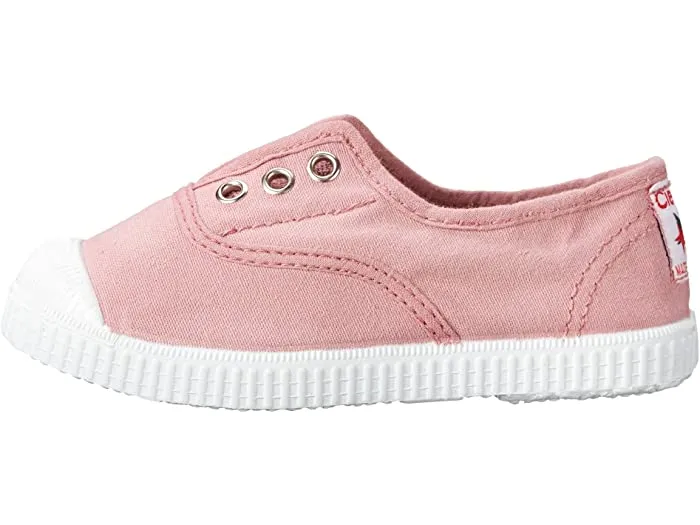 Light Pink Canvas Laceless Sneaker