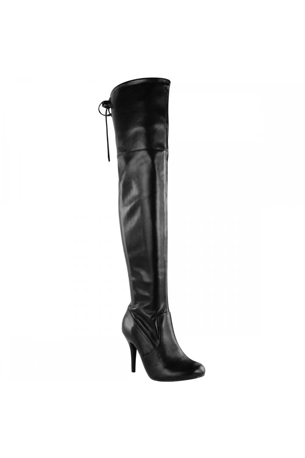 Lola Over The Knee Black Boots