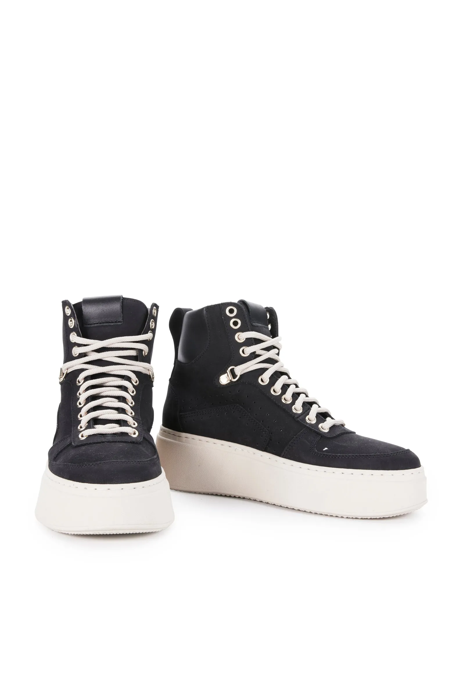 Mara High Top Sneaker - Black - Sample size 37