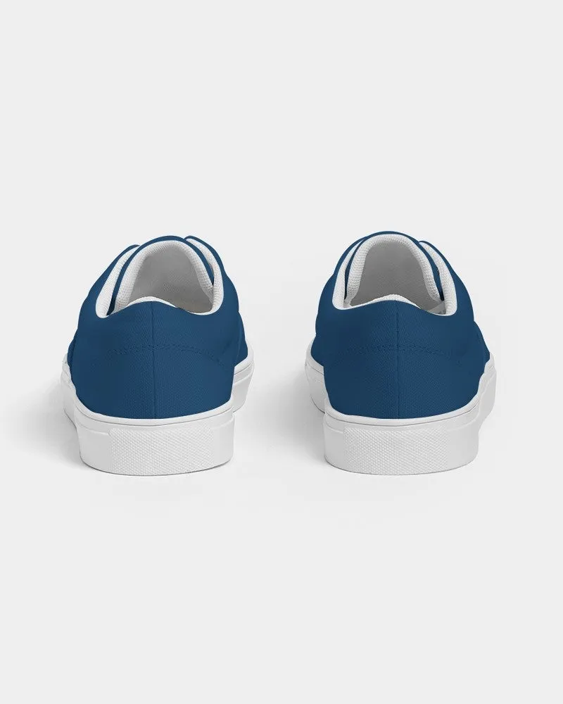 Medium Dark Blue Women's Canvas Sneakers | Women's | Medium Dark Pure Blue | C100M50Y0K60