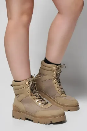 Mood Sand Combat Boots [Last size 6]