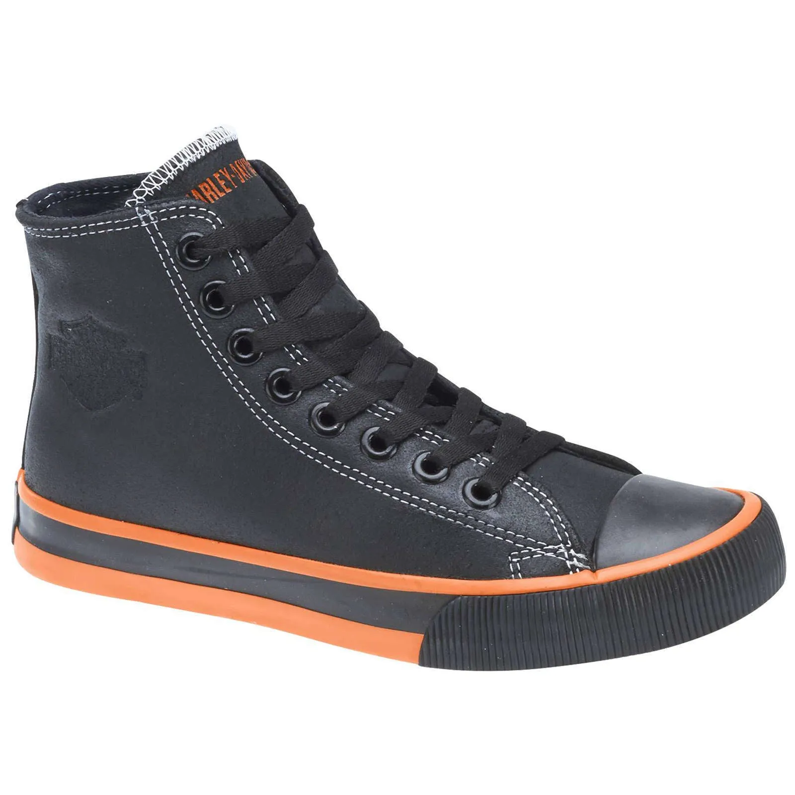 Nathan Leather Men's High-Top Trainers