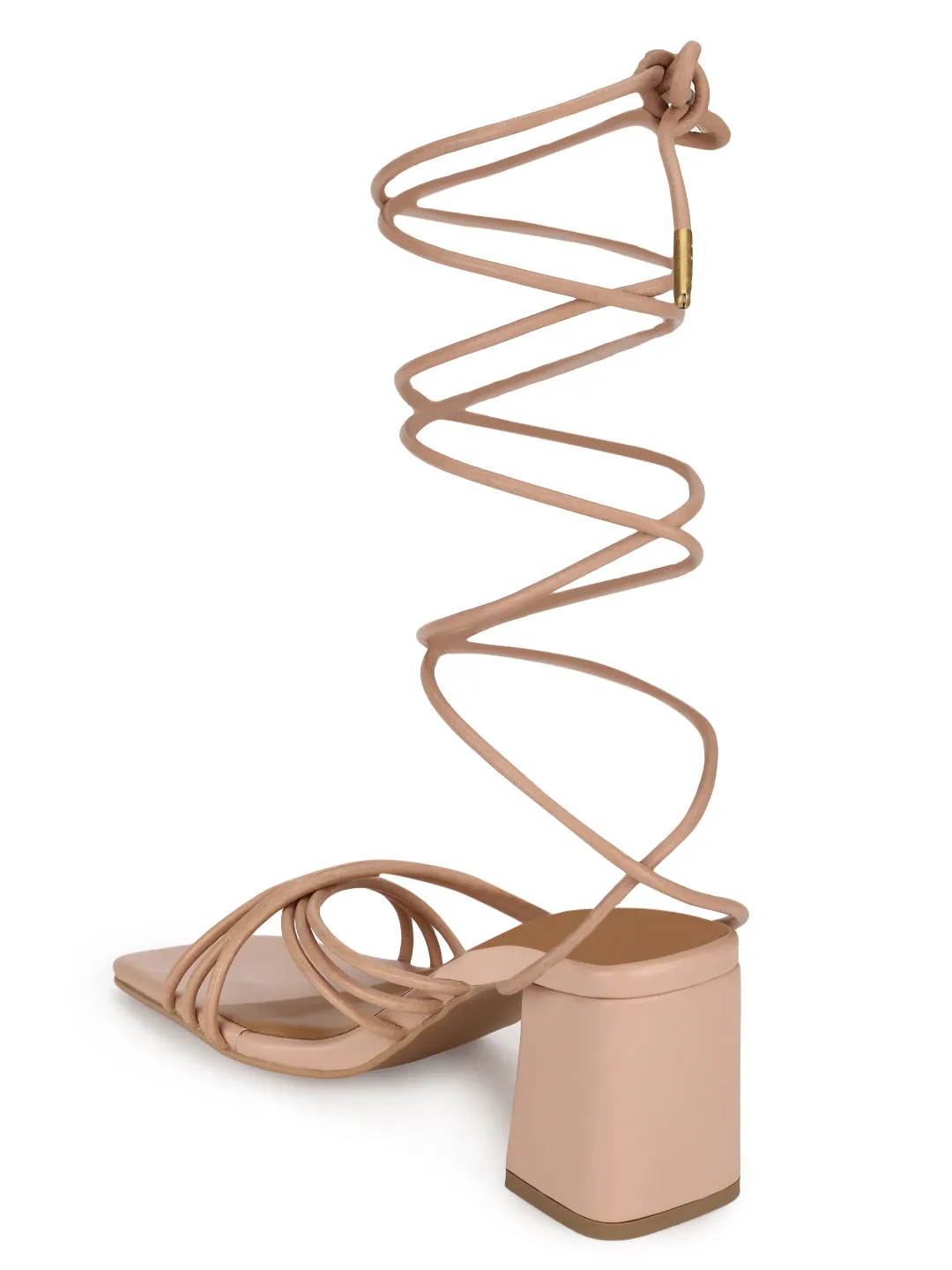 Nude PU Strappy Block Heel Sandals (TC-ST-1235-NUDPU)