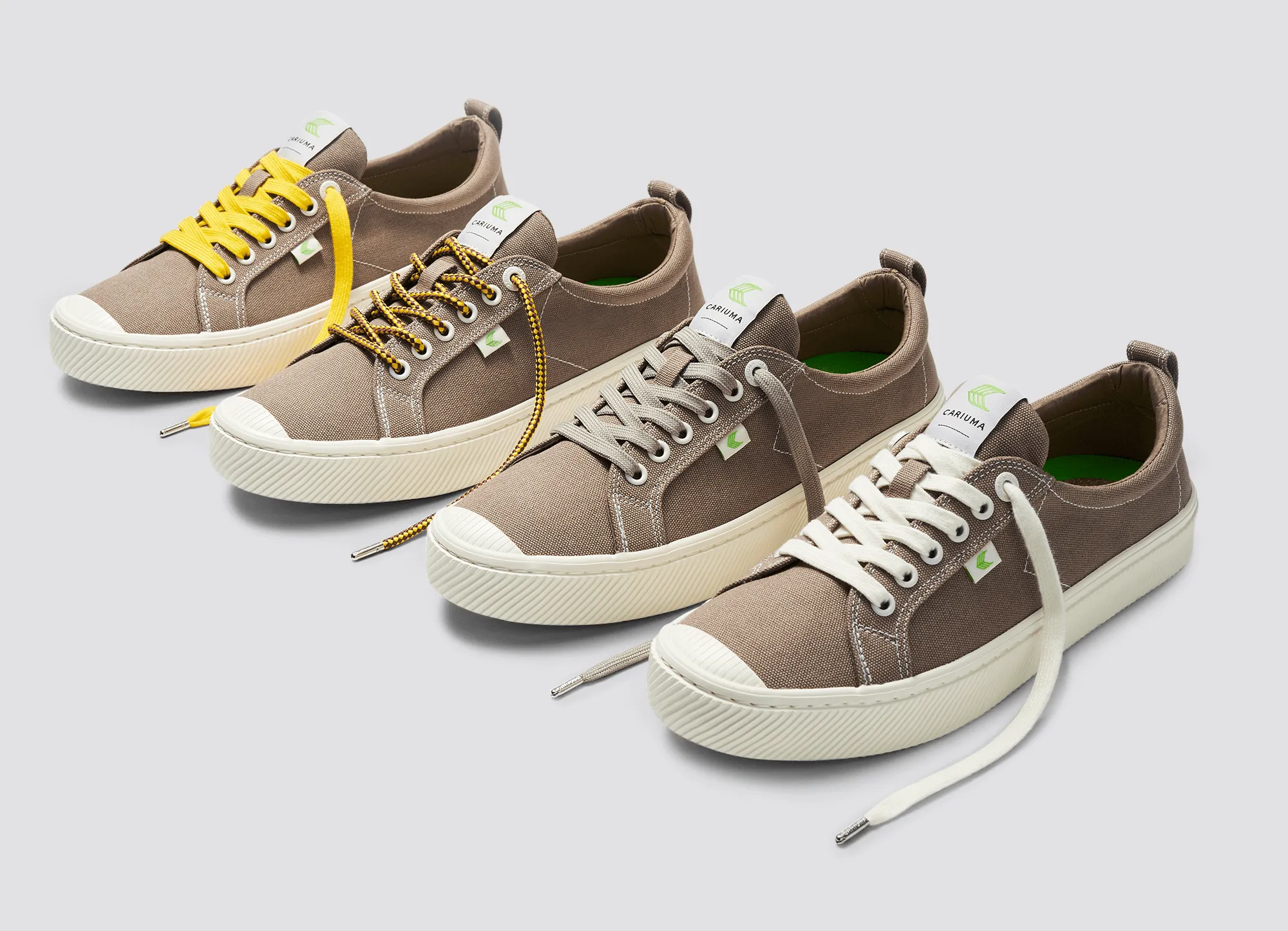 OCA Low Burnt Sand Canvas Contrast Thread Sneaker Women