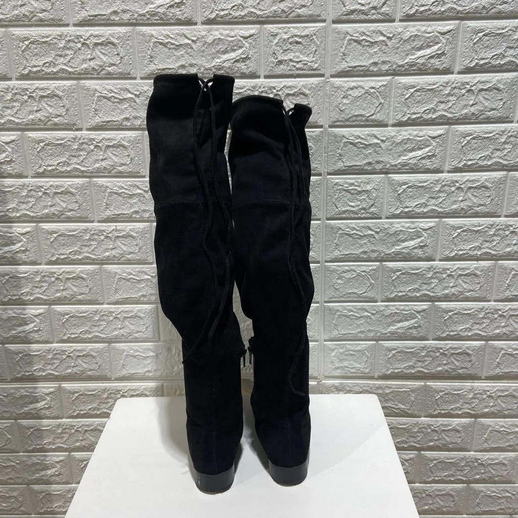 Over the Knee Faux Suede Boots *as is*