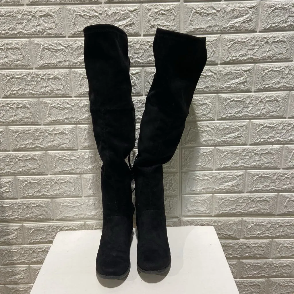 Over the Knee Faux Suede Boots *as is*