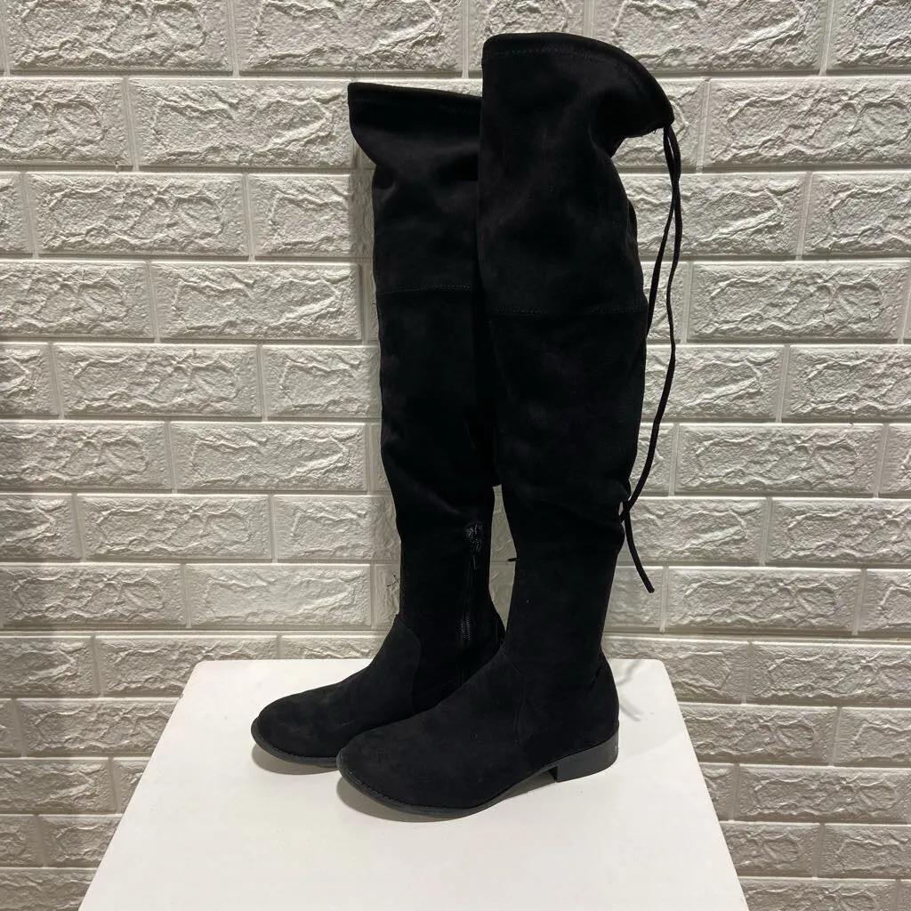 Over the Knee Faux Suede Boots *as is*