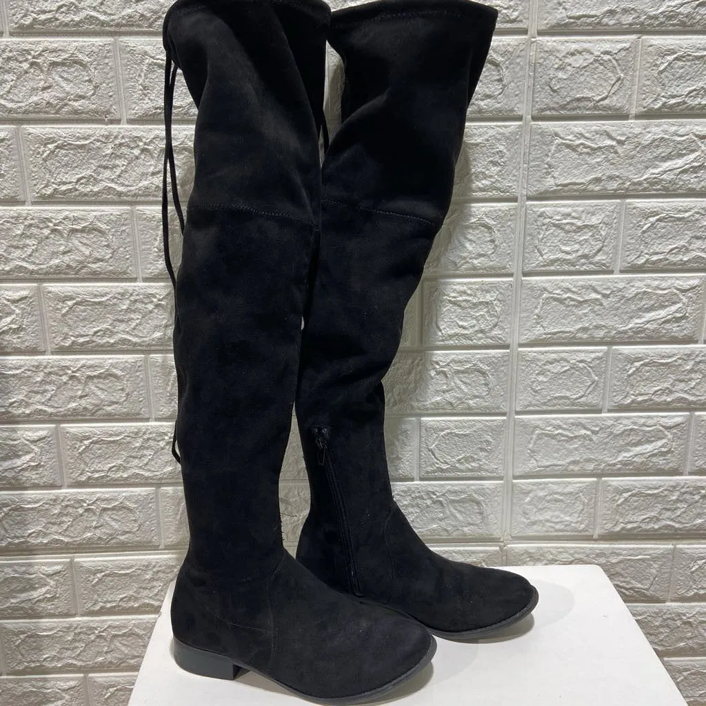 Over the Knee Faux Suede Boots *as is*