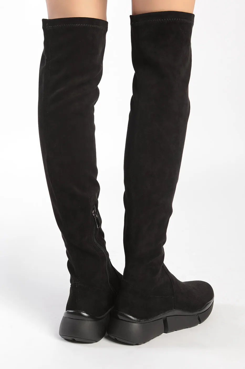 Over-the-Knee Stretch Boots