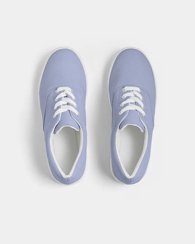 Pale Pastel Blue Men's Canvas Sneakers | Men's | Bright Pale Pastel Blue | C30M22Y0K0