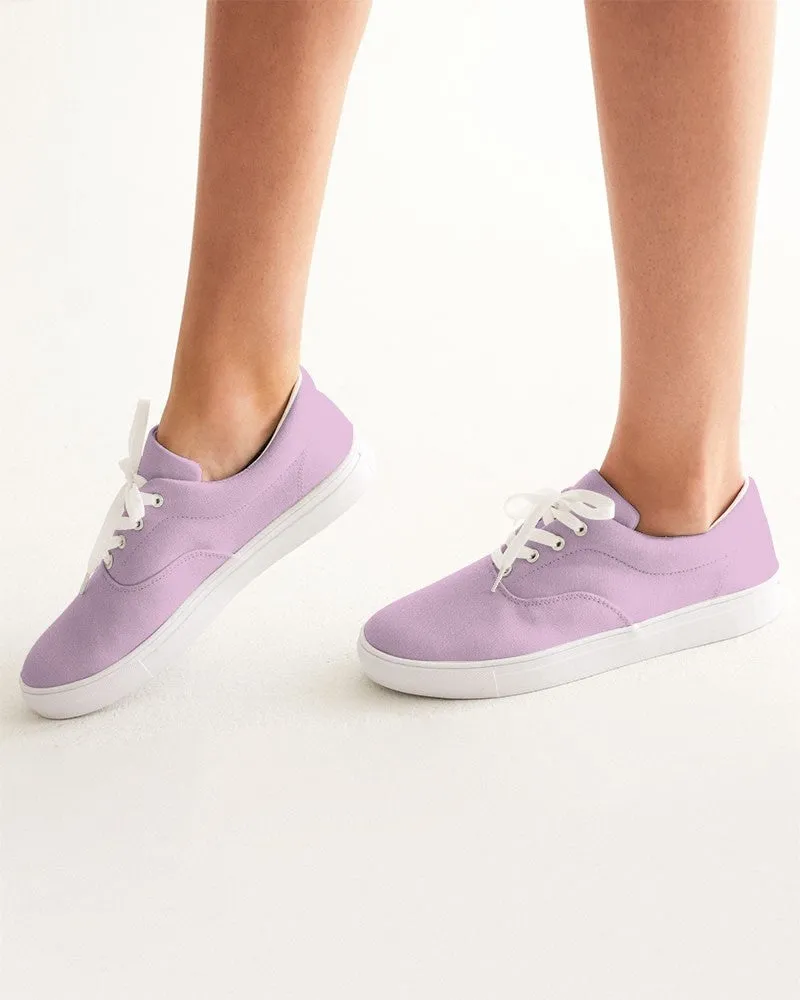 Pale Pastel Magenta Purple Women's Canvas Sneakers | Women's | Bright Pale Pastel Magenta Purple | C8M30Y0K0