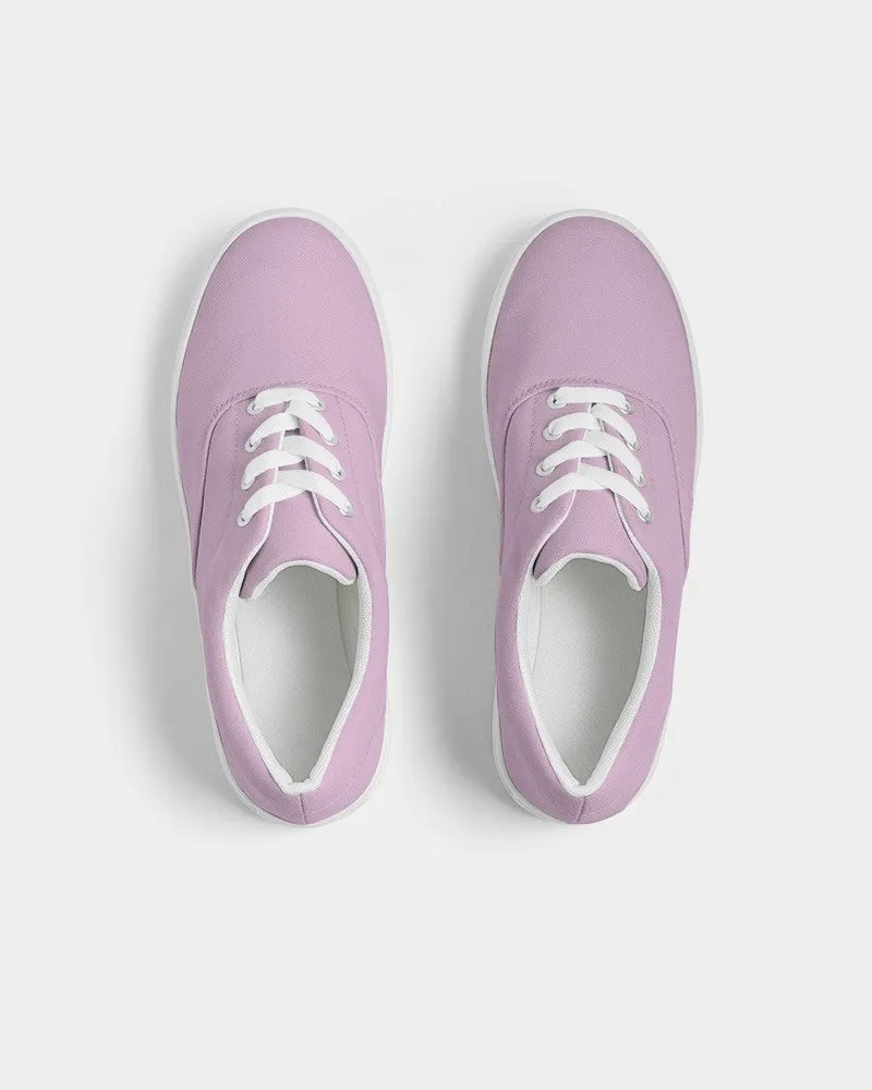 Pale Pastel Magenta Purple Women's Canvas Sneakers | Women's | Bright Pale Pastel Magenta Purple | C8M30Y0K0