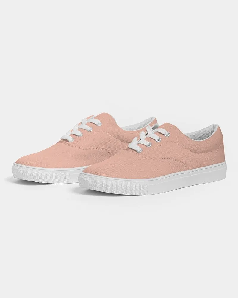 Pale Pastel Red Women's Canvas Sneakers | Women's | Bright Pale Pastel Red | C0M30Y30K0