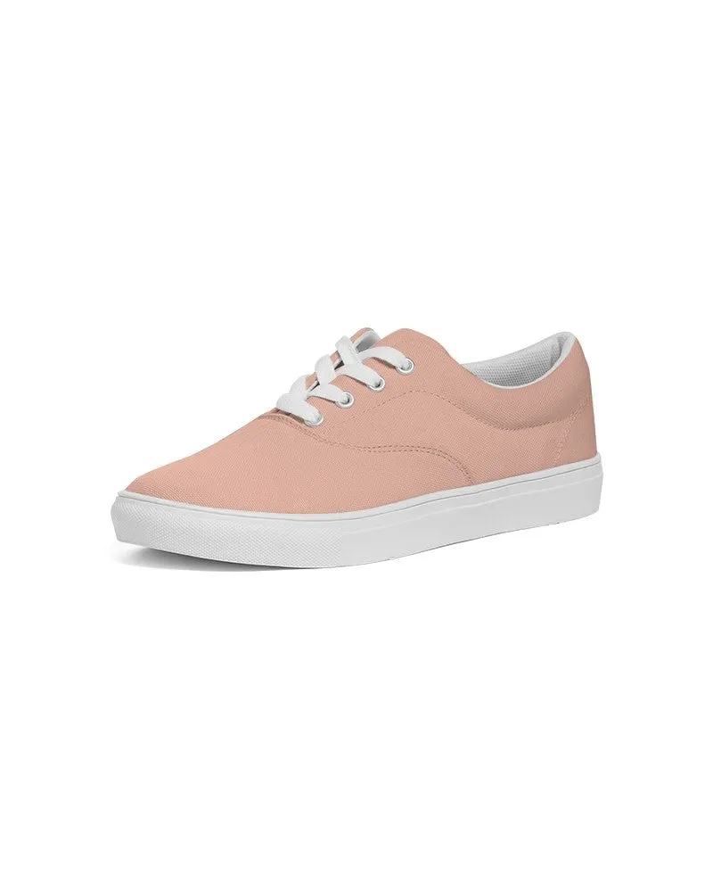 Pale Pastel Red Women's Canvas Sneakers | Women's | Bright Pale Pastel Red | C0M30Y30K0