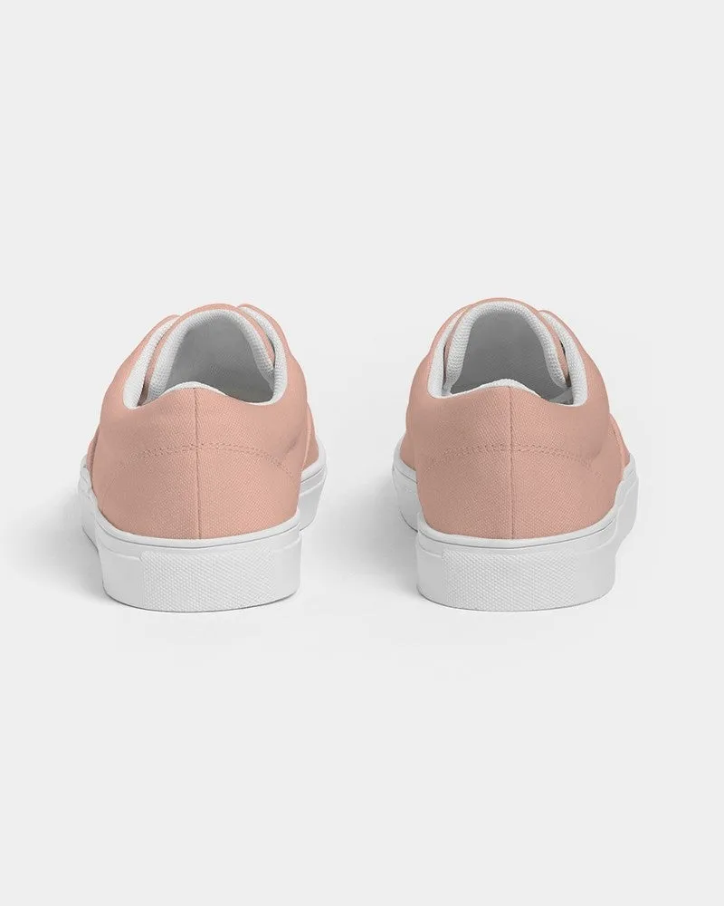 Pale Pastel Red Women's Canvas Sneakers | Women's | Bright Pale Pastel Red | C0M30Y30K0