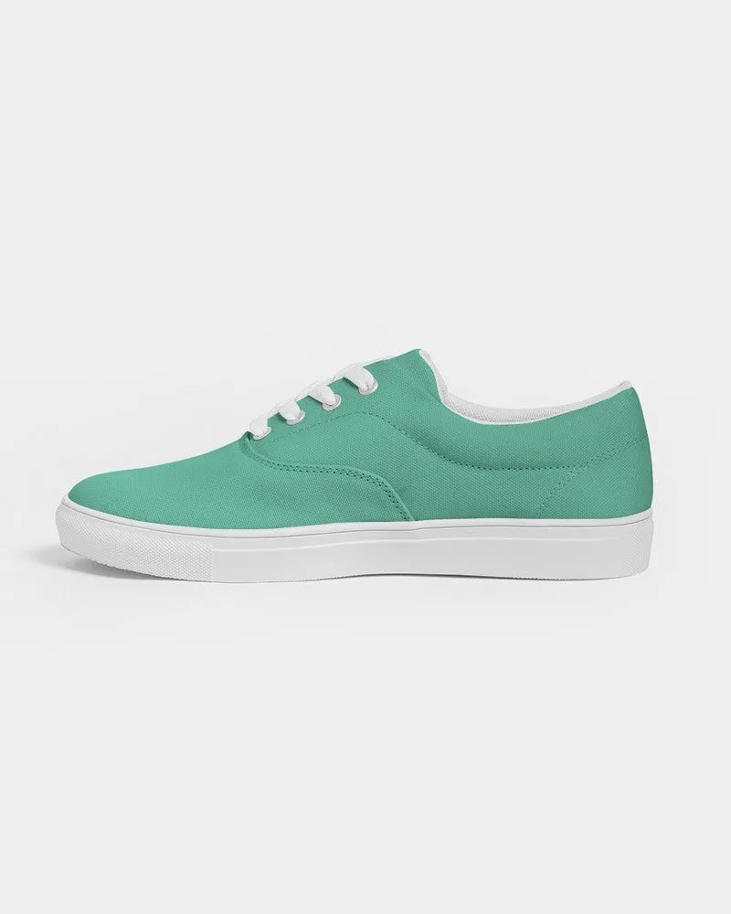 Pastel Cool Green Women's Canvas Sneakers | Women's | Bright Pastel Cool Green | C60M0Y45K0