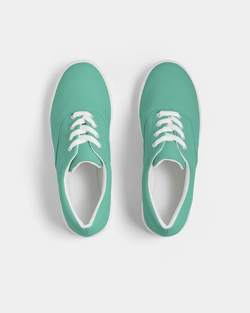 Pastel Cool Green Women's Canvas Sneakers | Women's | Bright Pastel Cool Green | C60M0Y45K0