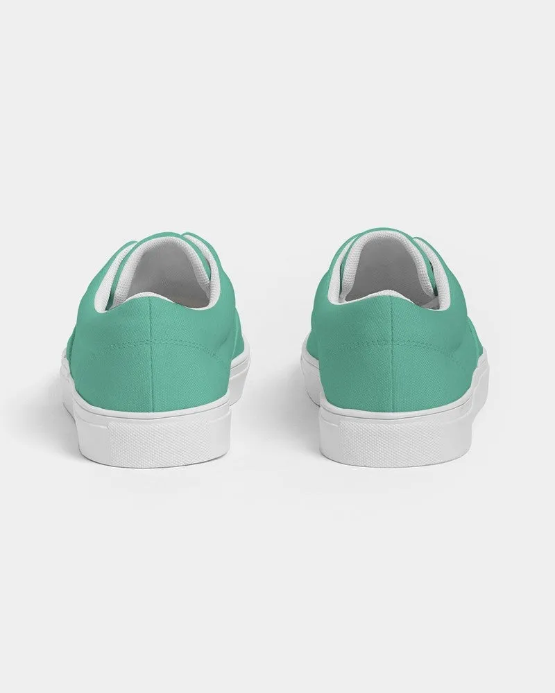 Pastel Cool Green Women's Canvas Sneakers | Women's | Bright Pastel Cool Green | C60M0Y45K0