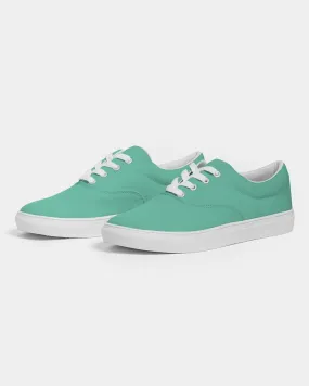 Pastel Cool Green Women's Canvas Sneakers | Women's | Bright Pastel Cool Green | C60M0Y45K0