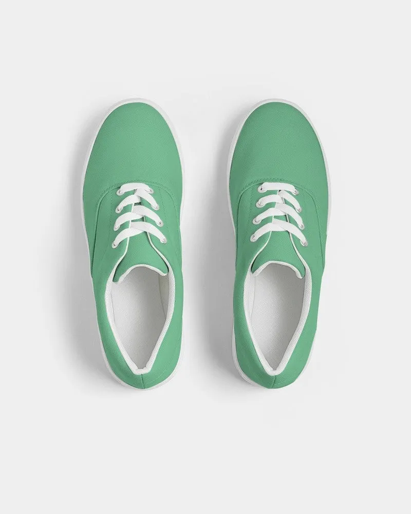 Pastel Green Men's Canvas Sneakers | Men's | Bright Pastel Green | C60M0Y60K0