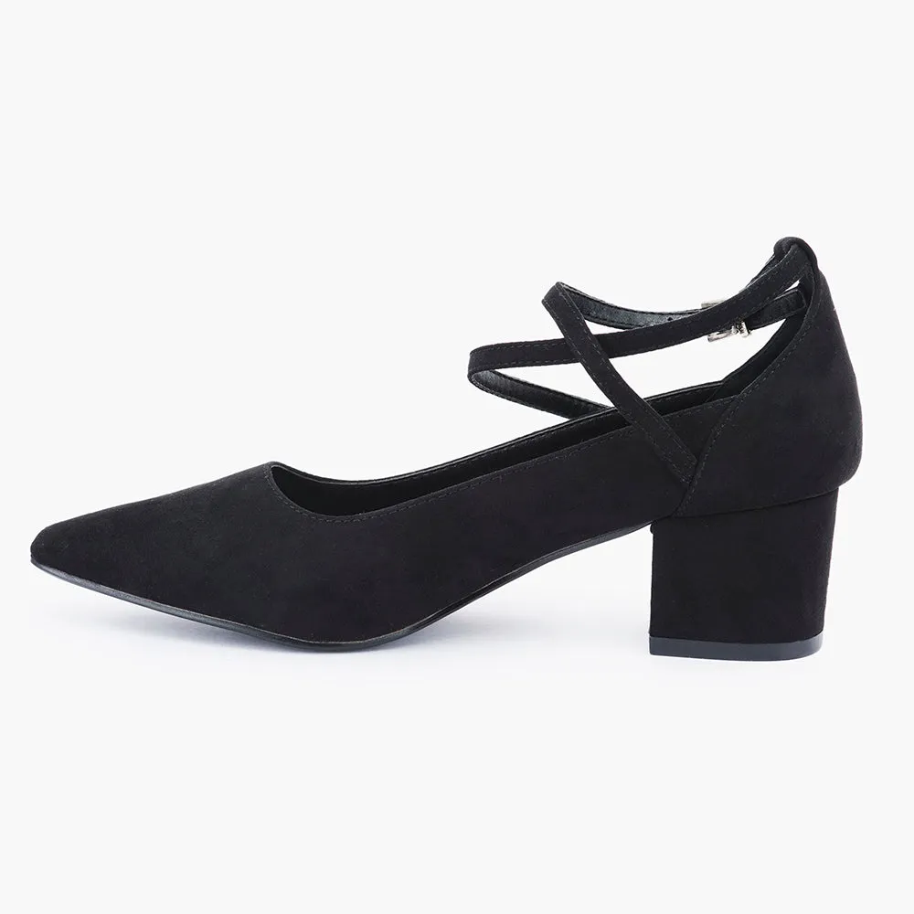 Pointed toe wrap around