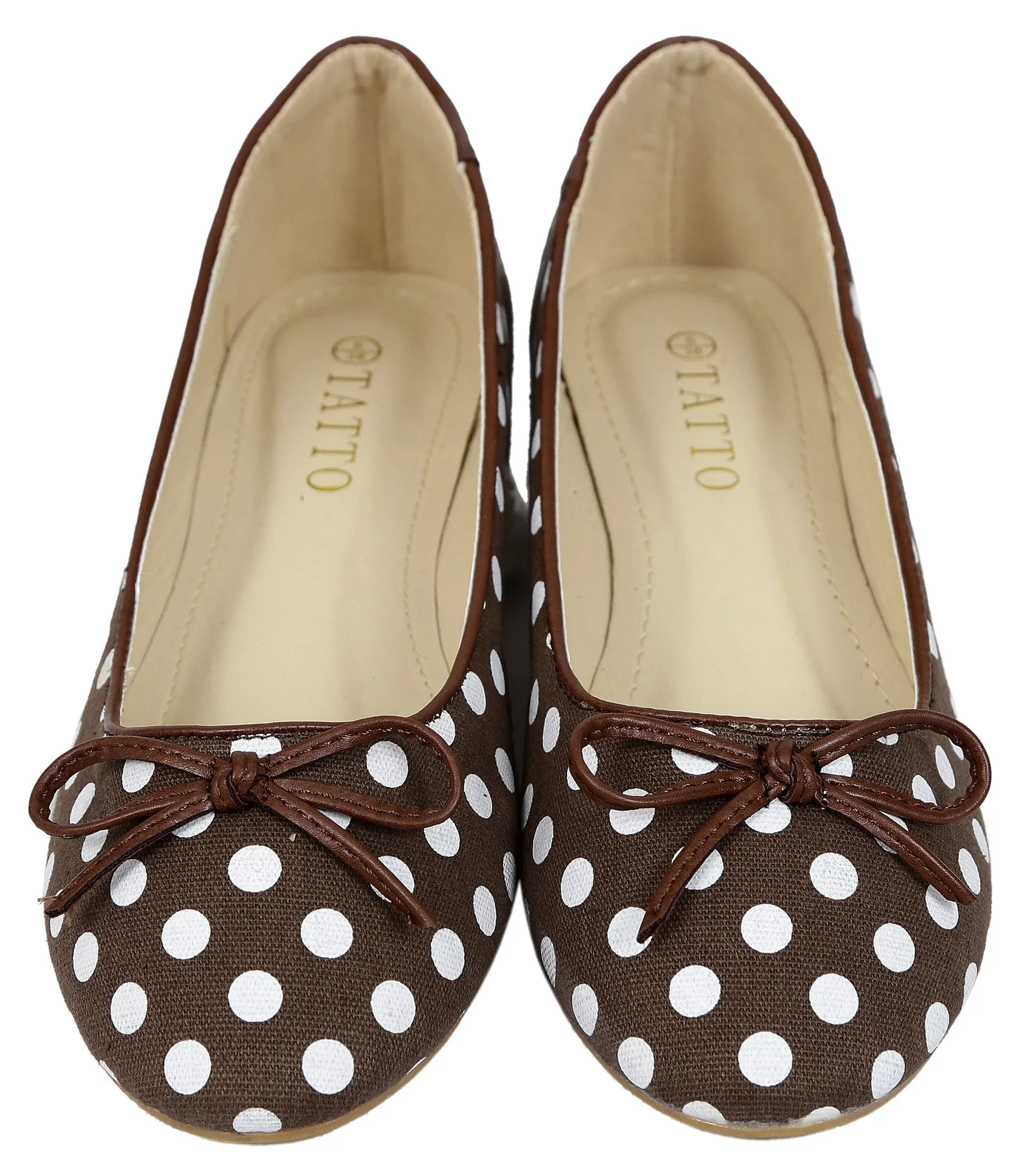 Polka Dots Slip On Ballerina Comfortable Falt Shoes (No Refund/ No Exchange)